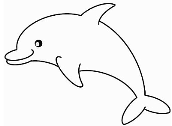 Dolphin Coloring Page Free Printable for Kids